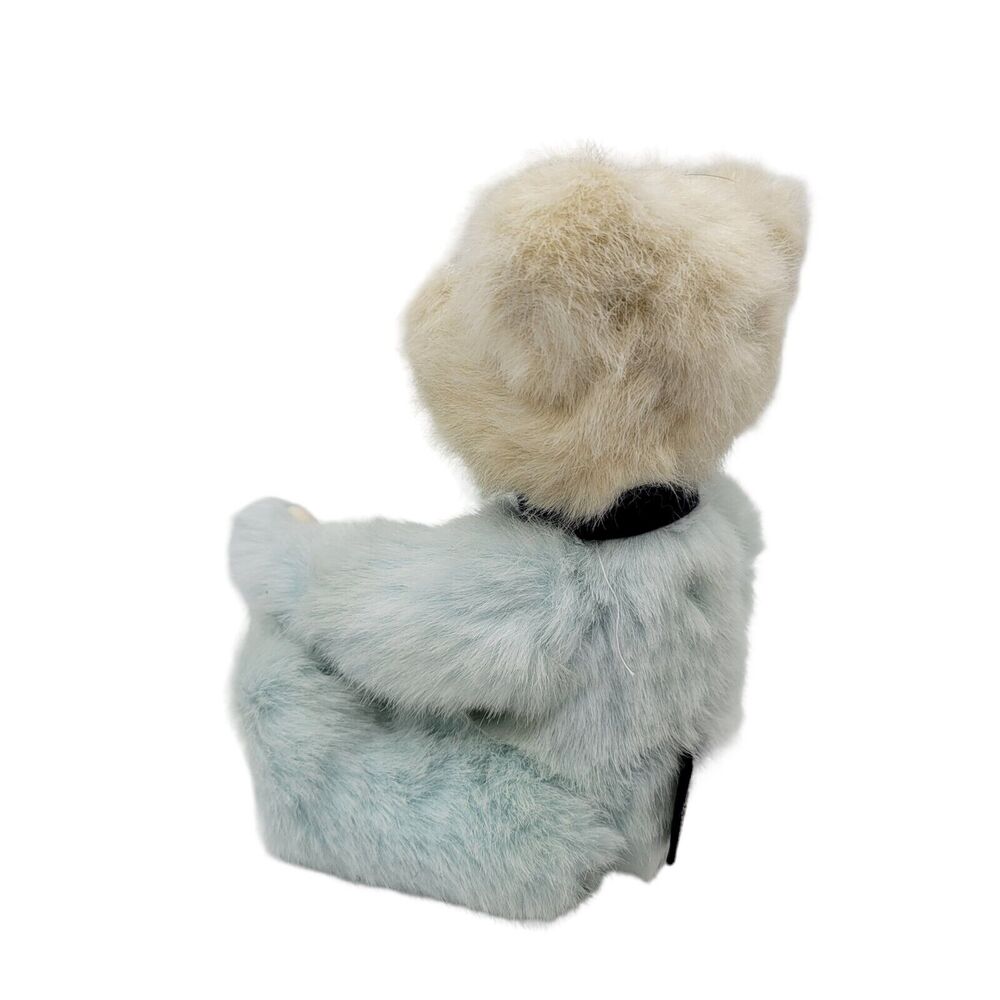 Boyds Bears Plush "Gwinton" Bear 8" Blue w/ Buttons The Archived Collection - Picture 6 of 9